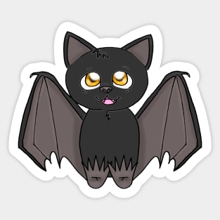 Cute Halloween Baby Bat Sticker